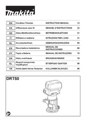 Makita DRT50Z Manual De Instrucciones