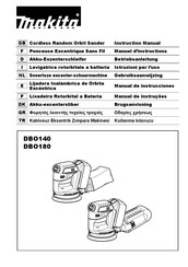 Makita DBO180 Manual De Instrucciones