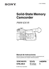 Sony PMW-EX1R Manual De Instrucciones