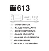 NAD 613 Manual Del Usuario