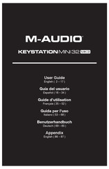 M-Audio KEYSTATION MINI32 MK3 Guia Del Usuario