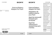 Sony FA-EBA1 Manual De Instrucciones