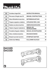 Makita DA333D Manual De Instrucciones