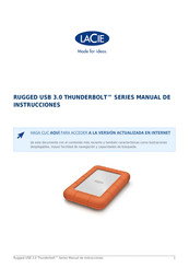 LaCie THUNDERBOLT Serie Manual De Instrucciones