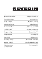 SEVERIN bm 3986 Instrucciones De Uso