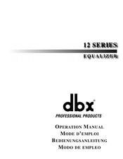 dbx 12 SERIE Modo De Empleo