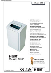 Hsm Classic 125.2 Instrucciones De Servicio