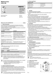 Festo CPX-E-PN Instrucciones De Uso