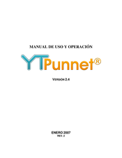 YT PUNNET Manual De Uso Y Operación