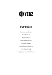 YEAZ SUP Board Manual Del Usuario