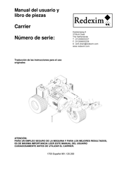 Redexim Carrier Manual Del Usuario Y Libro De Piezas