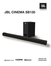 Harman JBL CINEMA SB130 Manual Del Propietário