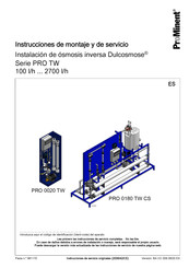 ProMinent PRO 0180 TW CS Instrucciones De Montaje Y De Servicio