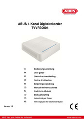 Abus TVVR30004 Manual De Instrucciones