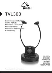 switel TVL300 Manual De Instrucciones