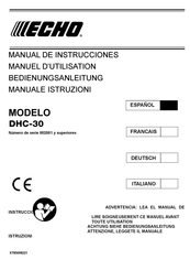 Echo DHC-30 Manual De Instrucciones