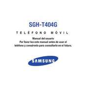 Samsung SGH-T404G Manual Del Usuario