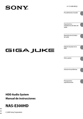 Sony GIGAJUKE NAS-E300HD Manual De Instrucciones