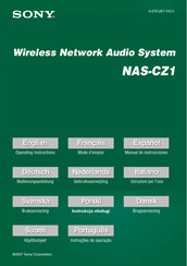 Sony NAS-CZ1 Manual De Instrucciones