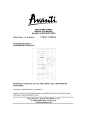 Avanti FF1061W Manual De Instrucciones