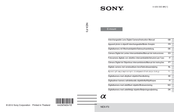 Sony NEX-F3 Manual De Instrucciones