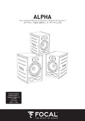 Focal ALPHA 50 Manual Del Usuario