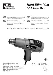 Ideal Heat Elite Plus LCD Manual De Funcionamiento