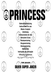 Princess 01.201970.01.010 Instrucciones De Uso