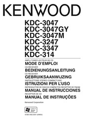 Kenwood KDC-3047GY Manual De Instrucciones