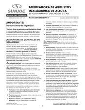 SNOWJOE SUNJOE 20ViONLTE-PHT17 Manual Del Operador