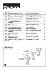 Makita CG100DZXK Manual De Instrucciones