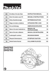 Makita DHS782ZJ Manual De Instrucciones