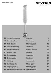 SEVERIN SM 3792 Instrucciones De Uso