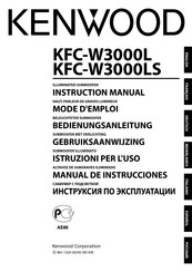 Kenwood KFC-W3000L Manual De Instrucciones