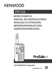 Kenwood PKT-23 Manual De Instrucciones