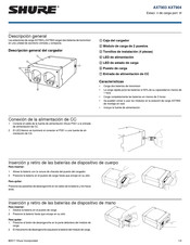 Shure AXT903 Instrucciones De Uso