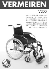 Vermeiren V200 Manual De Instrucciones