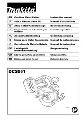 Makita DCS551RTJ Manual De Instrucciones