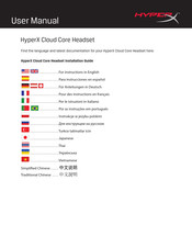 HyperX Cloud Core Manual De Usuario