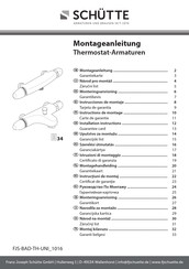 SCHÜTTE SUPRA Instrucciones De Montaje