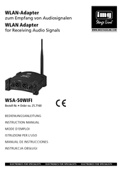 IMG STAGELINE WSA-50WIFI Manual De Instrucciones