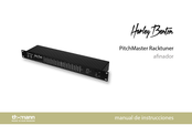 thomann Harley Benton PitchMaster Racktuner Manual De Instrucciones