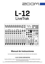 Zoom L-12 LiveTrak Manual De Instrucciones