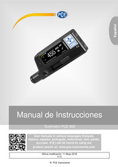 PCE Instruments PCE-950 Manual De Instrucciones