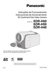 Panasonic SDR-H40 Instrucciones De Funcionamiento