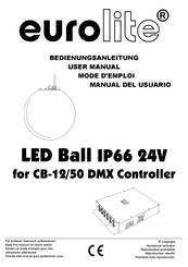 EuroLite LED Ball IP66 24V Manual Del Usuario