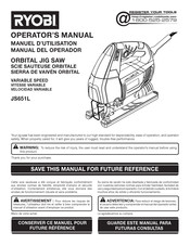 Ryobi JS651L Manual Del Operador