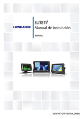 Lowrance ELITE Ti2 Serie Manual De Instalación