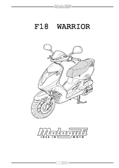 Malaguti F18 WARRIOR Manual De Instrucciones