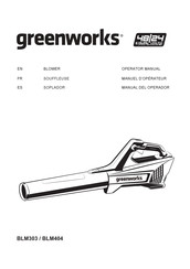 GreenWorks BLM404 Manual Del Operador